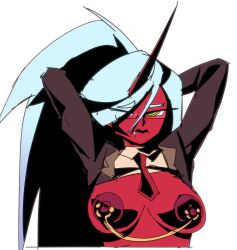 kneesocks daemon from panty & stocking with garterbelt by fleshpie669