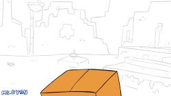 1girls 2d 2d_(artwork) 2d_animation alex_(minecraft) animated ass big_ass boots breasts cube_head end_rod female female_only green_eyes green_shirt minecraft no_panties no_sound orange_hair piston_(minecraft) ponytail sex_machine sex_toy solo solo_female sticky_piston tagme thehoraco vaginal_insertion vaginal_penetration video wet_pussy