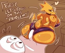 2025 absurd_res alphys anthro ass big_breasts big_butt black_eyes black_eyewear black_glasses blush bouncing_butt bra breasts clothing derocrossh dialogue duo english_text erection eyewear female genitals glasses half-closed_eyes heart_symbol hi_res hot_dogging huge_breasts huge_butt human human_on_anthro interspecies lingerie lizard looking_at_another looking_back looking_down male male/female mammal motion_lines narrowed_eyes non-mammal_breasts panties penis purple_bra purple_clothing purple_panties purple_underwear reptile scales scalie sex short_stack side_boob smile speech_bubble tail tail_motion tailwag text throbbing throbbing_penis undertale_(series) underwear white_body white_penis yellow_body yellow_scales