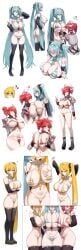 2d 3girls :d :p ? ?? ^^^ absurdres ahoge akita_neru anger_vein angry aqua_eyes aqua_hair aqua_nails aqua_necktie arm_tattoo armpits arms_under_breasts ass background_character belly belly_button between_breasts big_breasts bikini black_footwear black_sleeves black_thighhighs blonde_hair blue_eyes blue_hair blush boots breast_grab breasts breasts_bigger_than_head breasts_press breasts_pressed_against_partner breasts_pressed_together breasts_to_breasts breasts_together catfight cleavage clenched_hand clenched_teeth closed_eyes closed_mouth collared_bikini covered_eyes cropped_legs cropped_torso detached_head detached_sleeves dotthebot drill_hair duo_focus embarrassed face_to_face female female_only fingernails full_body glowing_eyes grabbing_another's_breast grabbing_from_behind grey_jacket grey_skirt groping hair_accessory hair_between_eyes hair_ornament hair_over_eyes hair_ribbon hand_on_own_head hand_on_own_hip hatsune_miku hatsune_miku_(collared_bikini) headgear headset highres hips huge_breasts jacket kasane_teto kasane_teto_(sv) large_breasts long_fingernails long_hair long_sleeves looking_at_each_other looking_at_partner looking_at_viewer medium_hair meme_attire micro_bikini microphone miku_collar_bikini mostly_clothed motion_lines multiple_girls multiple_views nail_polish navel necktie necktie_between_breasts number_tattoo one_eye_closed open_clothes open_mouth open_topwear peace_sign profile red_eyes red_hair red_nail_polish red_nails shaking shiny_skin shoes shoulder_tattoo side_ponytail simple_background skindentation skirt slave_handles smaller_female smaller_girl smile source spoken_anger_vein standing staredown string_bikini striped_bikini striped_clothes sweat sweaty swimsuit synthesizer_v taller_female taller_girl tattoo teeth thigh_boots thighhighs thighs thong_bikini tie_clip tied_hair tongue tongue_out trio triple_baka_(vocaloid) twin_drills twintails underboob utau v v-shaped_eyebrows very_long_hair vest vocaloid white_background white_hair wide_hips wide_sleeves yellow_eyes yellow_necktie yuri