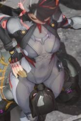 3d akahiki asphyxiation ass black_hair black_panther_(marvel) black_panther_(marvel_rivals) blender blonde_hair blue_eyes bodysuit breasts cowgirl_position cute cute_expression cute_face cute_girl death dominant_female domination female female_rapist femdom green_eyes hand_on_hip headscissor helpless_male hips k.o. male male_death marvel marvel_comics marvel_rivals neck_break neck_snap patreon_reward peni_parker peni_parker_(marvel_rivals) rape reverse_rape short_girl small_breasts smothering snuff submissive_male superhero superheroine tagme thick_ass thick_hips thick_thighs thighs video wide_hips