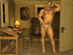 2003 3d archived_source bara dated gay male male_only muscular original tagme ulf_raynor yaoi