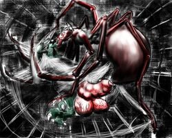 anthro arachnid arthropod balls big_balls big_penis bound egg_implantation forced fugueraven green_scales insects insertion nightmare_fuel oviposition penetration penis scales scalie sounding spider teeth urethral urethral_egg_implantation urethral_insertion urethral_oviposition urethral_penetration vein yelling