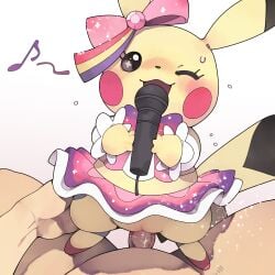 2025 3_fingers absurd_res black_body black_ear_tips black_ears black_eyes black_fur black_nose black_tail black_tail_tip blush blush_lines blush_stickers bodily_fluids bottomwear bow_(feature) clothed clothed_female clothed_feral clothing cosplay_pikachu_(costume) dipstick_ears dipstick_tail duo ear_markings electronics empty_eyes eyelashes faceless_character faceless_human faceless_male female female_focus female_penetrated feral feral_focus feral_penetrated fingers first_person_view footwear from_front_position fur generation_1_pokemon genital_fluids genitals hi_res holding_microphone holding_object human human_on_feral human_penetrating human_penetrating_feral human_pov humanoid_genitalia humanoid_penis interspecies larger_human larger_male male male/female male_penetrating male_penetrating_female male_pov mammal markings microphone midriff multicolored_body multicolored_clothing multicolored_ears multicolored_fur multicolored_shirt multicolored_skirt multicolored_topwear musical_note musical_symbol nintendo one_eye_closed open_mouth penetrating_pov penetration penile penile_penetration penis penis_in_vagina pikachu pikachu_pop_star pink_bottomwear pink_clothing pink_shirt pink_skirt pink_topwear pokemon pokemon_(species) pokephilia purple_bottomwear purple_clothing purple_shirt purple_skirt purple_topwear pussy red_clothing red_footwear red_shoes rodent semi-anthro sex shirt shoes simple_background size_difference skirt smaller_female smaller_feral smaller_penetrated solo_focus sparkles sweat sweaty_face symbol tail tail_markings topwear two_tone_body two_tone_ears two_tone_fur two_tone_tail vaginal_fluids vaginal_fluids_on_penis vaginal_penetration vulva white_background white_bottomwear white_clothing white_shirt white_skirt white_topwear yellow_body yellow_ears yellow_fur yellow_tail yellow_vulva youjomodoki zoophilia