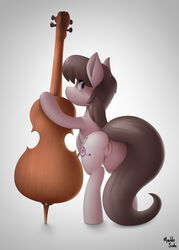 2015 anus ass derpah equine female feral friendship_is_magic horse mammal musical_instrument my_little_pony octavia_melody pony pussy smile solo