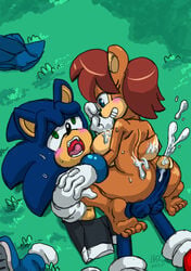 sally acorn from archie comics by omegazuel
