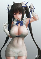 hestia (danmachi) from dungeon ni deai wo motomeru no wa machigatteiru darou ka by 21yc