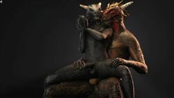 3d 650yoghurt anal anal_sex animated anthro argonian balls bondage bound collar cyrax_x erection horn lizard male mammal nude on_top penetration penis reptile reverse_cowgirl_position scalie sex skyrim spread_legs spreading the_elder_scrolls video_games yaoi