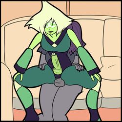 alien anal futanari gem_(species) green_skin intersex limb_enhancers peridot_(steven_universe) steven_universe trap