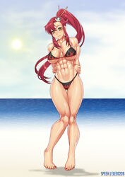 yoko littner from tengen toppa gurren lagann by elee0228