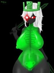 1girls 1x1x1x1 1x1x1x1_(forsaken) artist_request artist_signature betrayed_1x1x1x1 big_areola big_nipples breasts female forsaken_(roblox) nipples pussy roblox roblox_game robloxian see-through_body source_request tagme thick_thighs thighs visible_skeleton