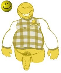 big_balls big_penis chubby chubby_belly chubby_male enphoso enphoso_(regretevator) huge_balls huge_cock huge_testicles humanoid idk_what_to_tag_it male male_only nervous nervous_expression nervous_face nervous_smile penis regretevator roblox roblox_game tagme white_background yellow_skin