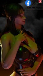 breasts female female_only freyna_(the_first_descendant) lights photo_studio photoshoot studio_lights the_first_descendant