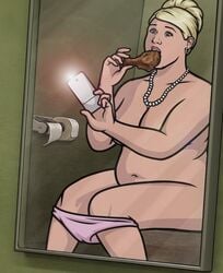 archer_(series) bbw blonde_hair food pam_poovey