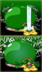 1girls arrow belly belly_button big_lips big_lips_no_eyes blahblah866 breasts fat female female_focus female_only gameplay genderswap_(mtf) hyper hyper_belly immobile immobilization large_breasts laying_down liquid_inflation mario_(series) nintendo no_eyes overweight overweight_female petey_piranha plant plant_girl stomach struggling_to_get_up super_mario_sunshine tongue tongue_out water water_inflation weight_gain