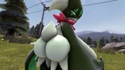 ass big_ass booty juicy_ass juicy_butt meowscarada pokemon thick_thighs