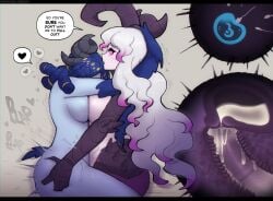 1futa 1girl blue-skinned_female breast_docking chaos_god chaos_goddess completely_nude cum cum_in_pussy cum_inside female futanari impregnation insect_humanoid intersex penis slaanesh tagme tempura_person tzeentch vaginal_penetration vaginal_sex warhammer warhammer_(franchise) warhammer_40k warhammer_age_of_sigmar warhammer_fantasy