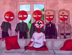 countryhumans gay male male/male nazi nazi_germany_(countryhumans) on_the_couch polyamory soviet_union_(countryhumans) third_reich_(countryhumans)