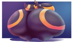 adansin bbw big_ass big_breasts breasts bubble_butt cleavage eeveelution female furry huge_ass huge_breasts hyper_ass pokemon pokemon_(species) ssbbw thick_thighs umbreon wide_hips