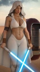 1girls 3d abs actress alternate_version_available big_breasts black_hair celebrity cga3d child_bearing_hips curvaceous curvaceous_female curvaceous_figure curves curvy curvy_body curvy_female curvy_figure curvy_hips curvy_thighs daisy_ridley dual_wielding erotichris female female_focus female_only fit fit_female holding_object holding_weapon hourglass_figure light-skinned_female light_skin lightsaber looking_at_viewer navel no_watermark outdoors pale-skinned_female pale_skin photorealistic realistic rey skimpy_clothes skimpy_outfit solo solo_female solo_focus standing star_wars thick_thighs toned toned_body toned_female toned_stomach vehicle voluptuous voluptuous_female weapon wide_hips