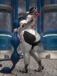 big_ass big_breasts breasts bubble_butt cleavage expansion female huge_ass huge_breasts mag_(warframe) qzk_forte tagme thick_thighs wide_hips