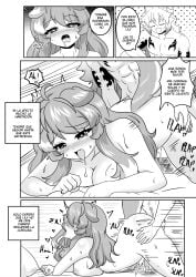 2025 ass breasts breasts comic comic_page cum deep_penetration female genital_fluids lilybell_vt long_tao male/female male_penetrating_female missionary_position sex tao_(long_tao) text twitter_username