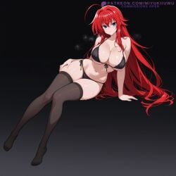 1girls ai_assisted ai_generated big_ass big_breasts blue_eyes curvy curvy_figure female high_school_dxd red_hair rias_gremory thick_ass thick_thighs thighhighs thighs wet wet_body wet_pussy