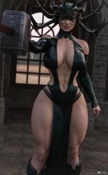 1girls 3d 3d_render abs actress alternate_version_available asgardian bare_shoulders black_bodysuit black_clothing black_eyeliner black_eyeshadow black_nail_polish black_nails bodysuit cate_blanchett celebrity cga3d child_bearing_hips cleavage cleavage_cutout clothed clothed_female clothing curvaceous curvaceous_female curvaceous_figure curves curvy curvy_body curvy_female curvy_figure curvy_hips curvy_thighs erotichris eyeliner eyeshadow female female_focus female_only fit fit_female goddess halterneck hammer headwear hela helmet hourglass_figure huge_ass huge_breasts large_ass large_breasts light-skinned_female light_skin looking_at_viewer makeup marvel muscular muscular_female nail_polish outdoors pale-skinned_female pale_skin patreon_logo patreon_username photorealistic realistic seductive seductive_body seductive_eyes seductive_gaze seductive_look skimpy_clothes skimpy_outfit supervillainess thick_thighs thor_(series) toned toned_body toned_female toned_stomach watermark wide_hips