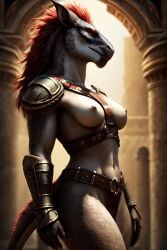 ai_generated breasts breasts felkin female furry gladiator