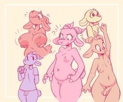 2025 2_horns antelope anthro balls belly_tuft beverage big_breasts biped bodily_fluids border bottomless bovid breast_growth breasts bubble_tea chico_(fuel) clothed clothing container crotch_tuft cup drinking drinking_straw facial_markings flaccid flying_sweatdrops fuel_(artist) gazelle gender_transformation genitals growth gynomorph head_markings head_tuft hi_res holding_breast holding_container holding_cup holding_object horn huge_breasts intersex male mammal markings mtg_transformation mti_transformation nipples nude orange_background penis question_mark raised_arm shirt simple_background small_breasts solo sweat sweatdrop t-shirt topwear transformation tuft white_border