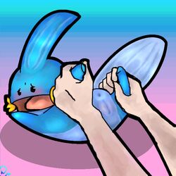 1girls anus color female human i_herd_u_liek_mudkips interspecies meme mudkip nintendo pokemon pokemon_(species) pokemon_rse pokephilia unknown_gender vulva