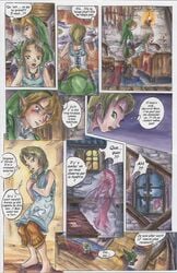 clothing comic ilia link link_(twilight_princess) nintendo passage prince_ralis straight_hair the_legend_of_zelda twilight_princess