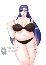 chubby chubby_female glasses grizelda_(shyguycabeludo) lingerie milf older_female shyguycabeludo