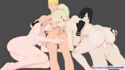 ino_yamanaka naruto naruto_shippuden sakura_haruno sasuke_uchiha