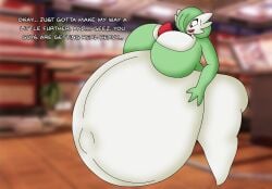 big_breasts breasts cleavage female gardevoir huge_breasts hyper hyper_pregnancy pokémon_(species) pokemon pokemon_(species) pregnant ready_to_pop thick_thighs washydarkmode wide_hips