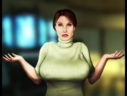 animated bouncing_breasts half-life half-life_2 judith_mossman tagme video