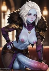 1futa ai_generated blue_skin boosty boosty_username colored_skin destiny_(game) destiny_(video_game) destiny_2 dickgirl futanari futornyx hi_res high_resolution highres huge_cock huge_cock mara_sov pierced_nipples piercing shemale solo tagme twitter_username veiny_penis white_hair