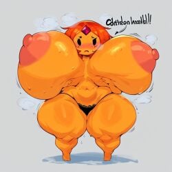 1girls adventure_time ai_generated big_ass big_breasts big_butt brax_(artist) breasts_bigger_than_head civitai elemental_creature elemental_humanoid fire flame_princess hips huge_breasts sagging_breasts saggy_breasts shortstack smaller_female squeezing squeezing_breast stable_diffusion tagme wide_hips