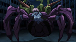 1girls arachne blue_skin corruption female lilith-soft monster monster_girl nipples pink_hair saya_(taimanin_asagi) screencap screenshot solo spider spider_girl t-rex_(animation_studio) tagme taimanin_asagi taimanin_asagi_2 ziz_(company)