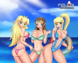 princess peach from mario (series) by felox08