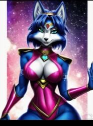 ai_generated green_lantern_(cosplay) krystal krystal_(star_fox) sexy.ai star_fox vixen_warrior_(starfox_saviors)