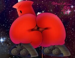 anal anus ass assertive_kiwami battle_for_bfb battle_for_bfdi battle_for_dream_island battle_for_dream_island_again bfb bfdi bfdia buttocks color colored female glowing glowing_body glowing_skin glutes gross idfb larger_female object_show object_shows pin pin_(bfdi) rnobject_show_community