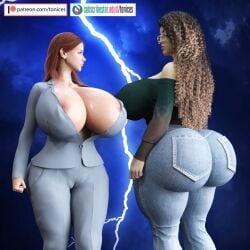 2girls 3d big_ass big_breasts big_thighs breasts bust busty chloe_lambert curvaceous curvy curvy_figure eileen_rivers enormous_ass enormous_breasts female gigantic_ass gigantic_breasts hips hourglass_figure huge_ass huge_breasts huge_thighs hyper_ass hyper_breasts large_ass large_breasts large_thighs legs light-skinned_female light_skin massive_ass massive_breasts mature mature_female original original_character original_characters slim_waist thick thick_hips thick_legs thick_thighs thighs tonices top_heavy voluptuous waist wide_ass wide_hips wide_thighs