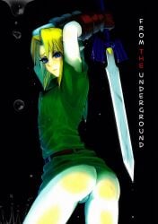 anal dark_link doujinshi femboy link link_(ocarina_of_time) male_focus male_only ocarina_of_time selfcest stella.ing the_legend_of_zelda yaoi