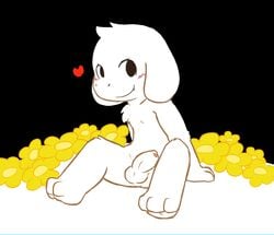 asriel_dreemurr caprine cub flower foreskin goat heart male male_only mammal oob penis plant solo uncut undertale undertale_(series) young