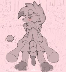 anal anthro arm_tuft ass blush butt_grab disembodied_hand disembodied_penis doggy_style duo from_behind_position generation_7_pokemon genitals hand_on_butt hi_res interspecies knot knotted_penis lycanroc male male/male nintendo outside outside_sex pawpads paws penis phoxtrot pokemon pokemon_(species) pokephilia sex short_tail shoulder_tuft spread_butt spreading tail tongue tongue_out tuft