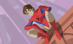 cum cumming gay marvel marvel_comics nsfw nudkrt00n peter_parker precum spider-man spider-man_(series) the_spectacular_spider-man unmasked yaoi