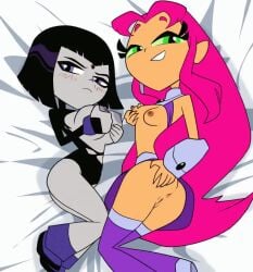 2d 2d_(artwork) 2d_animation 2d_artwork accurate_art_style animated ass breasts breasts_out coolerinker dc dc_comics female hair inker_comics inkershike looking_at_viewer nipples raven_(dc) ripped_clothing smile smiling smiling_at_viewer solo spread_ass spreading starfire tagme teen_titans teen_titans_go video