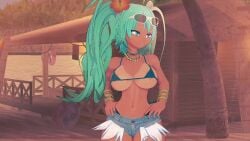 1girls 3d_(artwork) animated anna_anon ass big_ass big_breasts big_thighs bikini brazil brazilian brazilian_female brazilian_miku breasts cyan_eyes cyan_hair female female_only hatsune_miku huge_ass huge_thighs koikatsu latin_american_hatsune_miku_(meme) long_hair looking_at_viewer no_sound short_playtime shorter_than_30_seconds shorts solo tagme tan tan_body thick_hips thick_thighs thighs thong twintails video vocaloid