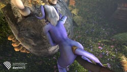 3d danimate draenei equine fantasy female feral forest grass horse humanoid lagomorph male mammal penis source_filmmaker straight tree warcraft yrel zoophilia